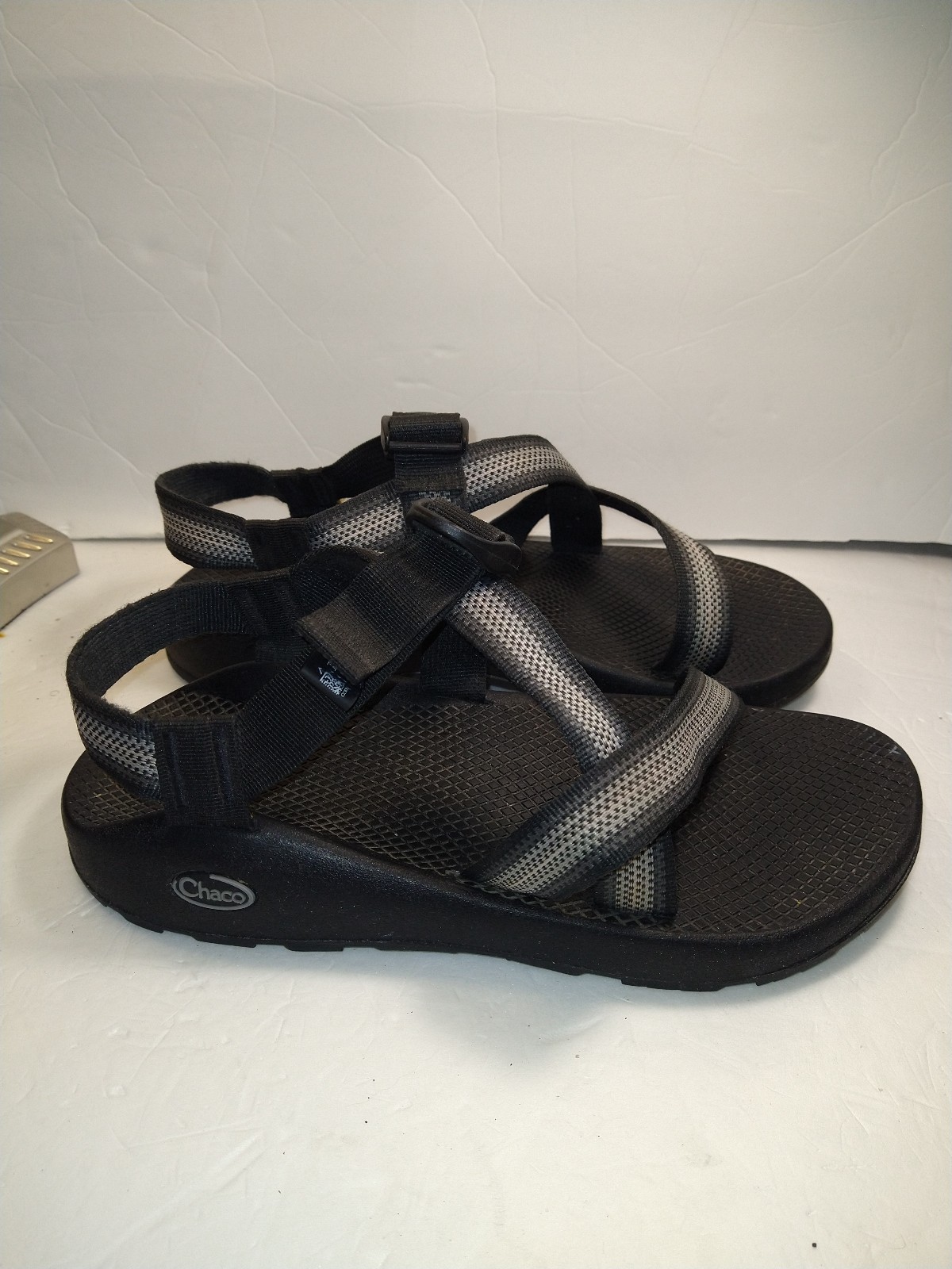 Chaco Z/1 Classic Split Gray Sandals Men's sz 10