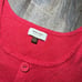 2000s Y2k Sonoma Coral Babydoll Bell Sleeve Sweater Top Womens Size Small