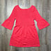 2000s Y2k Sonoma Coral Babydoll Bell Sleeve Sweater Top Womens Size Small