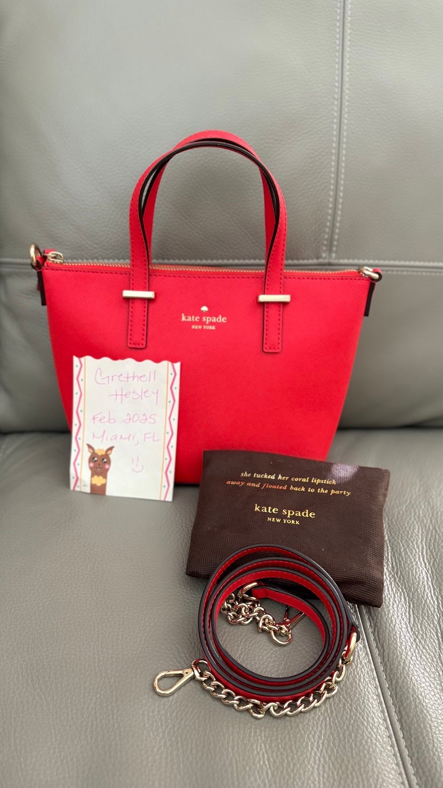 kate Spade Mini Tote Crossbody!