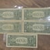 (5) 1 Fancy Serial Number Dollar Bills