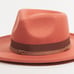 Altar'd State Double Band Wide Brim Hat in Rust NWT