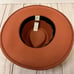 Altar'd State Double Band Wide Brim Hat in Rust NWT