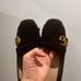 Gucci Fringe Moccasins Black 5cm Heel