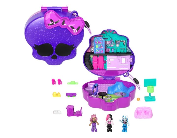 Monster High Polly Pocket Sealed Draculaura Clawdeen Frankie NIB!