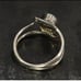 VINTAGE STERLING SILVER SOUTHWESTERN DORIS TURQUOISE RING