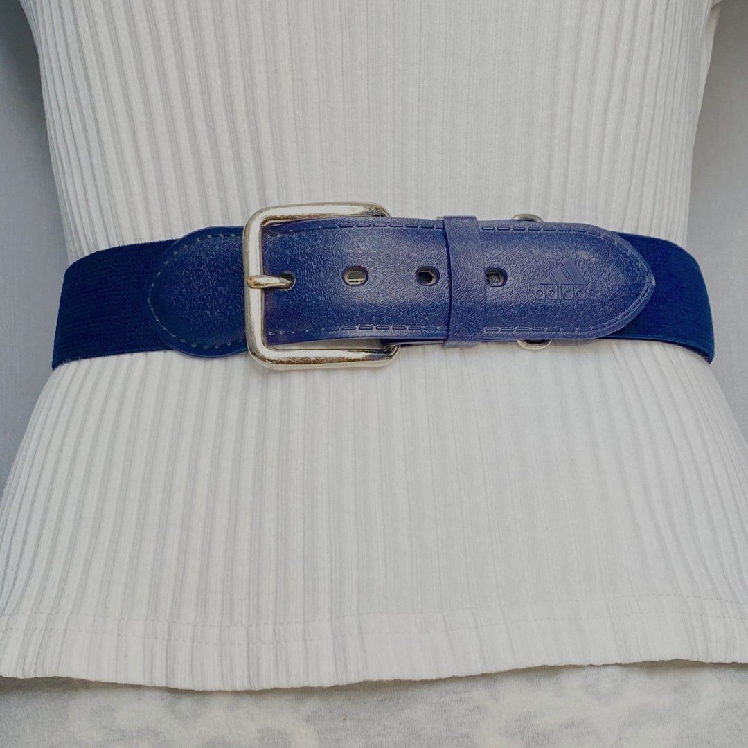 Adidas Accessories Elastic Belt One Size Unisex Darkest Blue Adjustable Strap