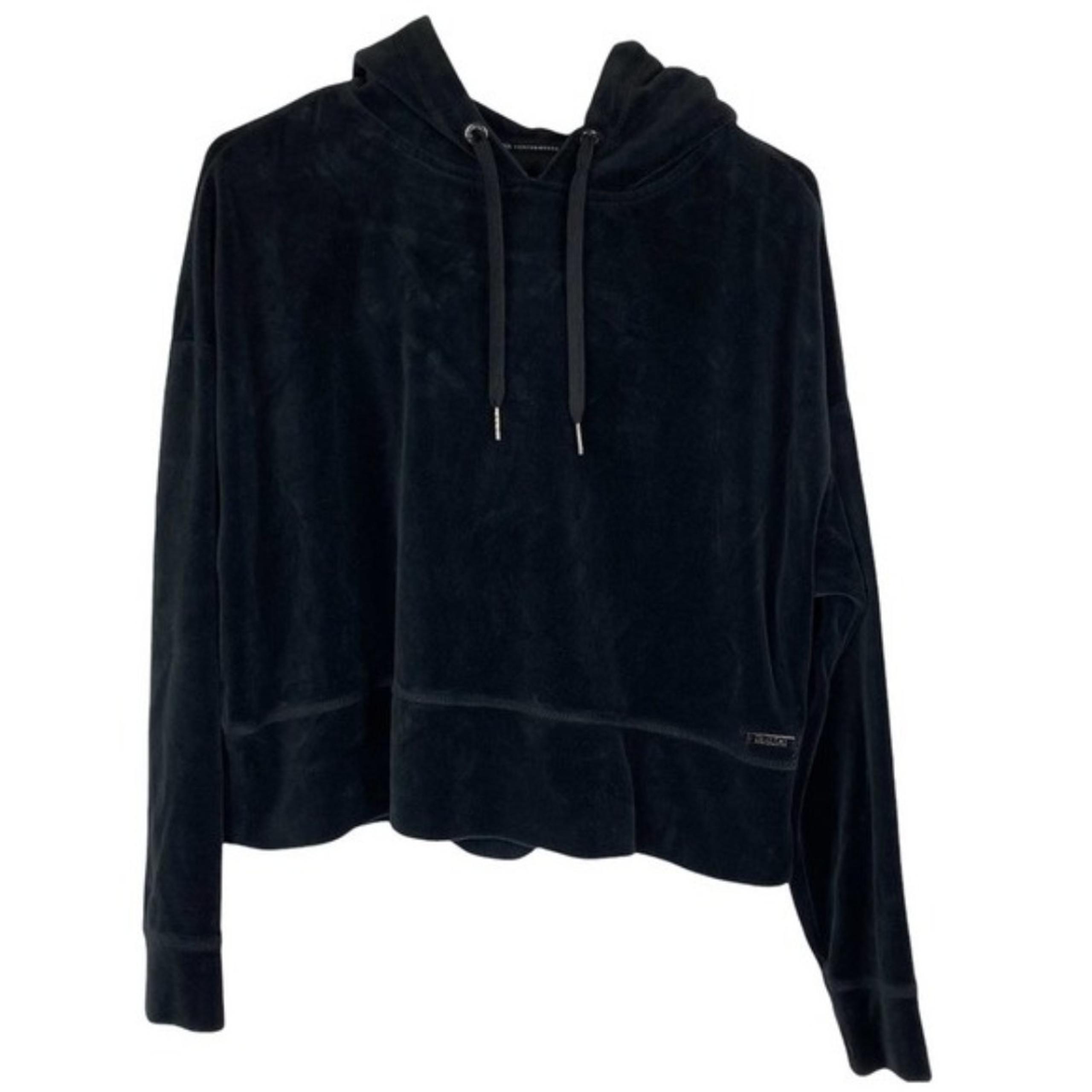 Calvin Klein Womens Sweater Medium Black Pullover Hooded Sweater Ladies