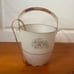 Vintage Art Murano Made in Italy Designed by M Valenti Ice Bucket With Tongs