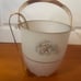 Vintage Art Murano Made in Italy Designed by M Valenti Ice Bucket With Tongs