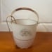 Vintage Art Murano Made in Italy Designed by M Valenti Ice Bucket With Tongs