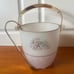 Vintage Art Murano Made in Italy Designed by M Valenti Ice Bucket With Tongs