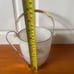 Vintage Art Murano Made in Italy Designed by M Valenti Ice Bucket With Tongs