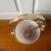Vintage Art Murano Made in Italy Designed by M Valenti Ice Bucket With Tongs