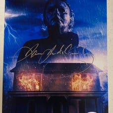 Michael myers james Jude Courtney autographed signed photo proof jsa coa AF66931