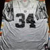 Vintage Lamont Jordan Oakland Las Vegas Raiders Rare Silver Jersey Reebok 2XL