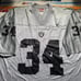Vintage Lamont Jordan Oakland Las Vegas Raiders Rare Silver Jersey Reebok 2XL
