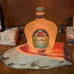Crown Royal Bottle Lamp on Cedar