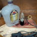 Crown Royal Bottle Lamp on Cedar