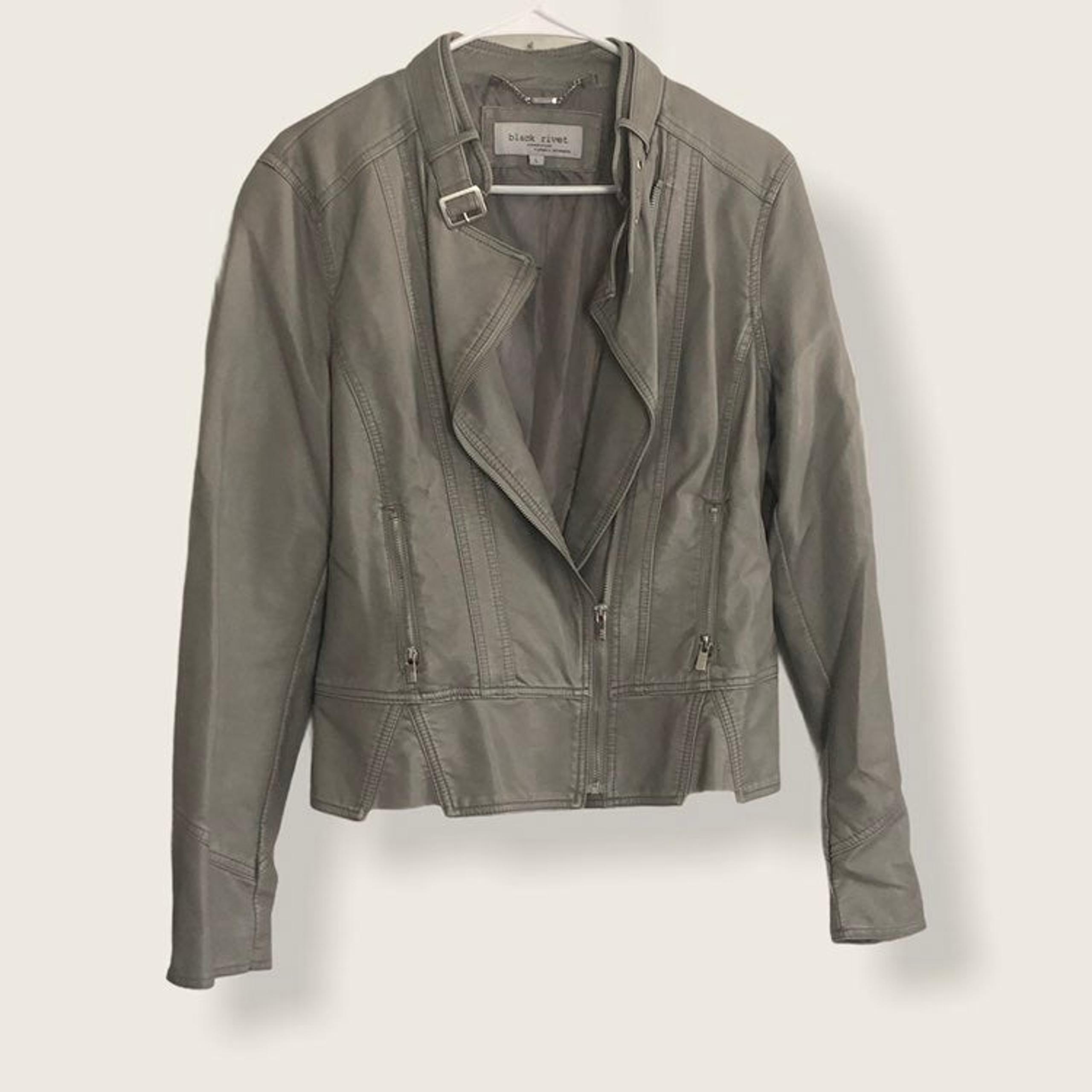 Womens Faux Leather Jacket