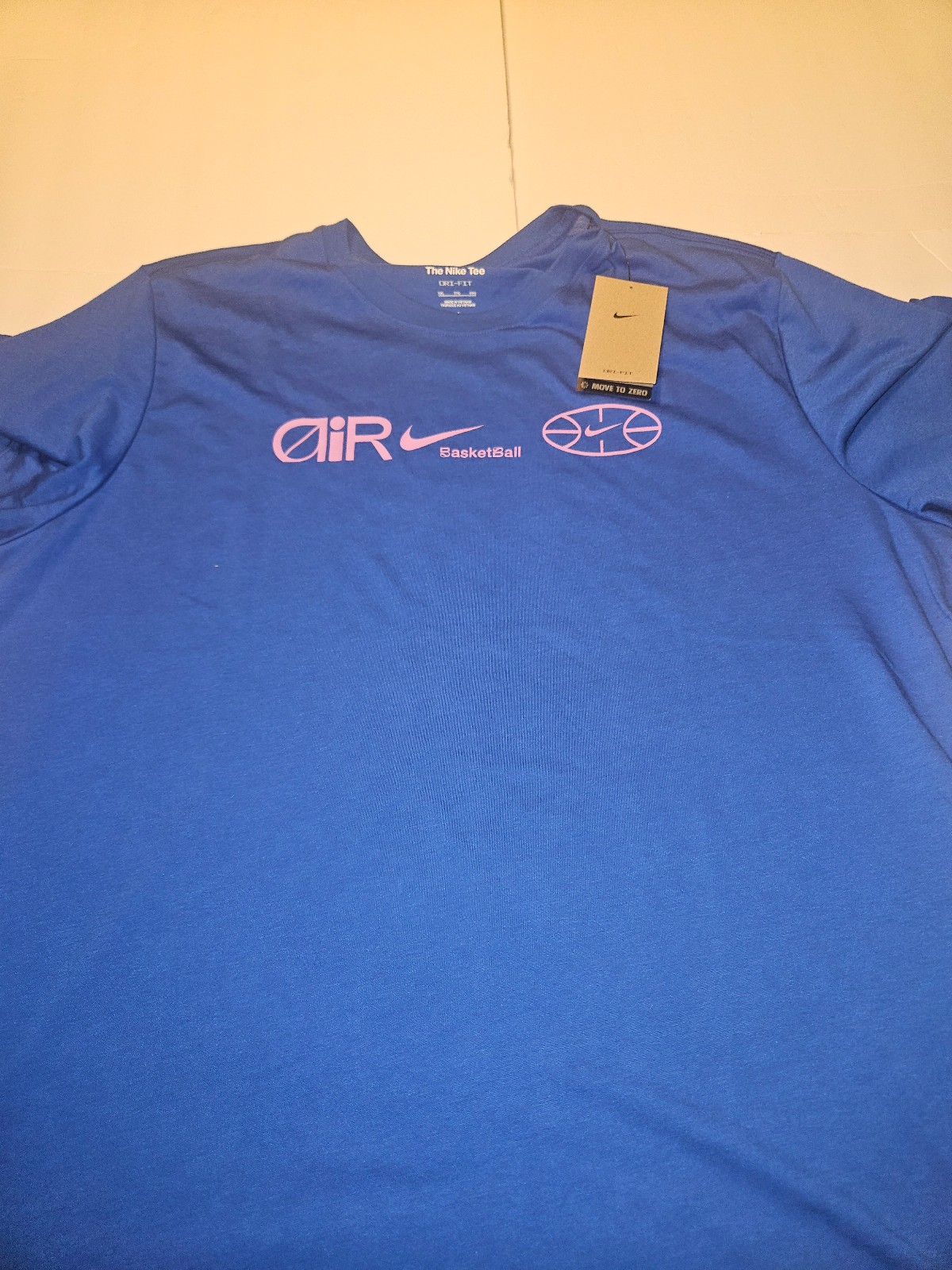 Nike Dri-fit basketball t-shirt - Blue Large