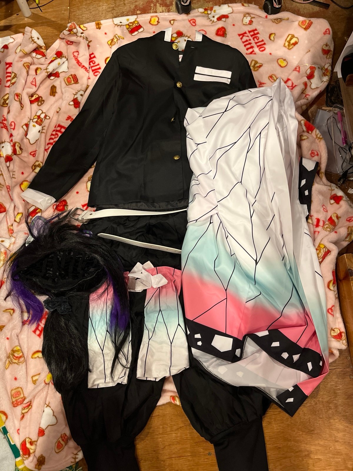 Demon Slayer Kocho Shinobu Cosplay Large With Wig