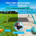10x10 Ft Camping Sun Shade for Beach with UPF 50+ Protection,Turquoise