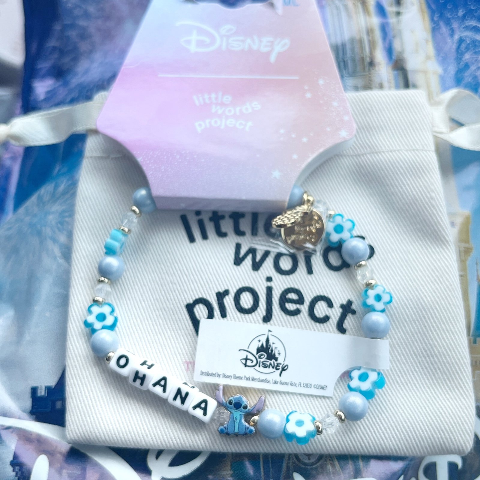 Disney Parks 2025 Bracelet by Little Words Project Ohana Stitch