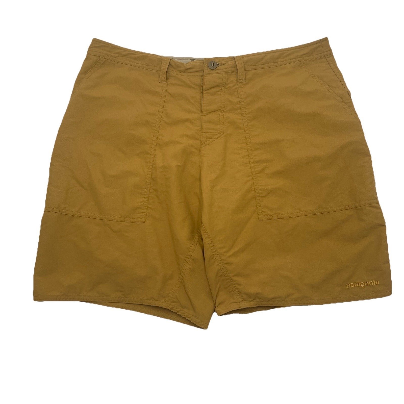 Patagonia Men's Paddler Board Shorts Size 38 Rust Brown Performance Drawstring