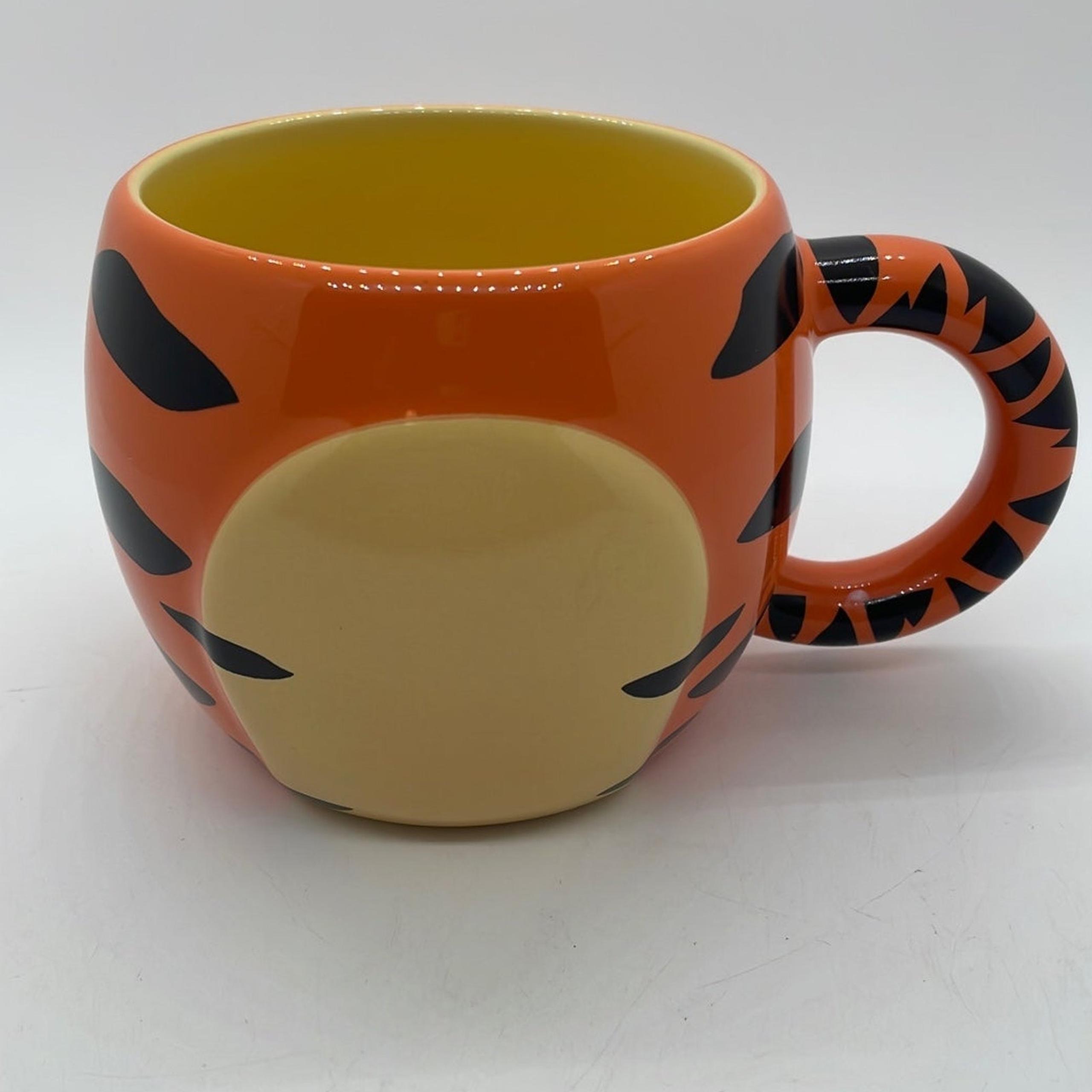 Tigger Coffee Mug Tea Cup Disney Store Exclusive Round Body No Head 3D