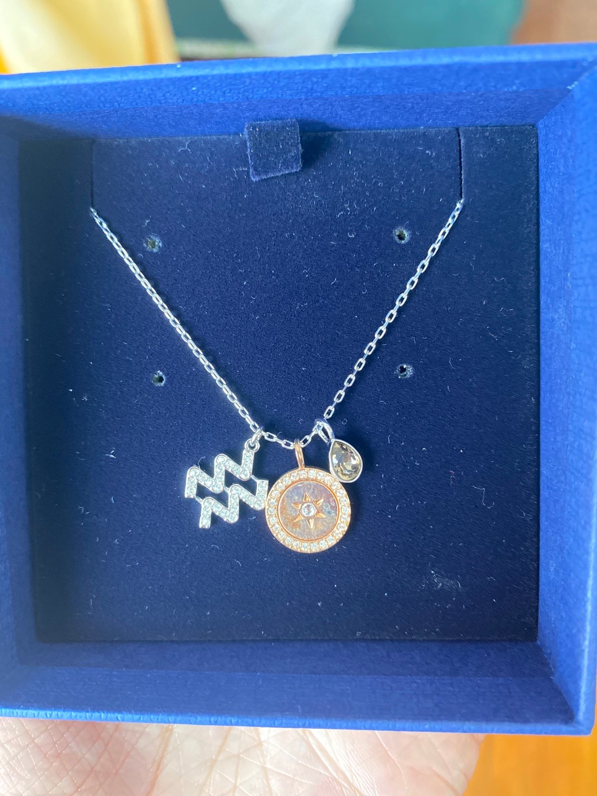 Swarovski zodiac necklace