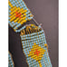 VTG Native American Indian Beaded Thunderbird Headband Hat Band Multicolor