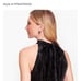 talbots tie neck halter top velvet