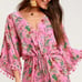 Lulus Roselyn Pink Floral Print Short Sleeve Romper NWT XS