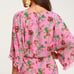 Lulus Roselyn Pink Floral Print Short Sleeve Romper NWT XS