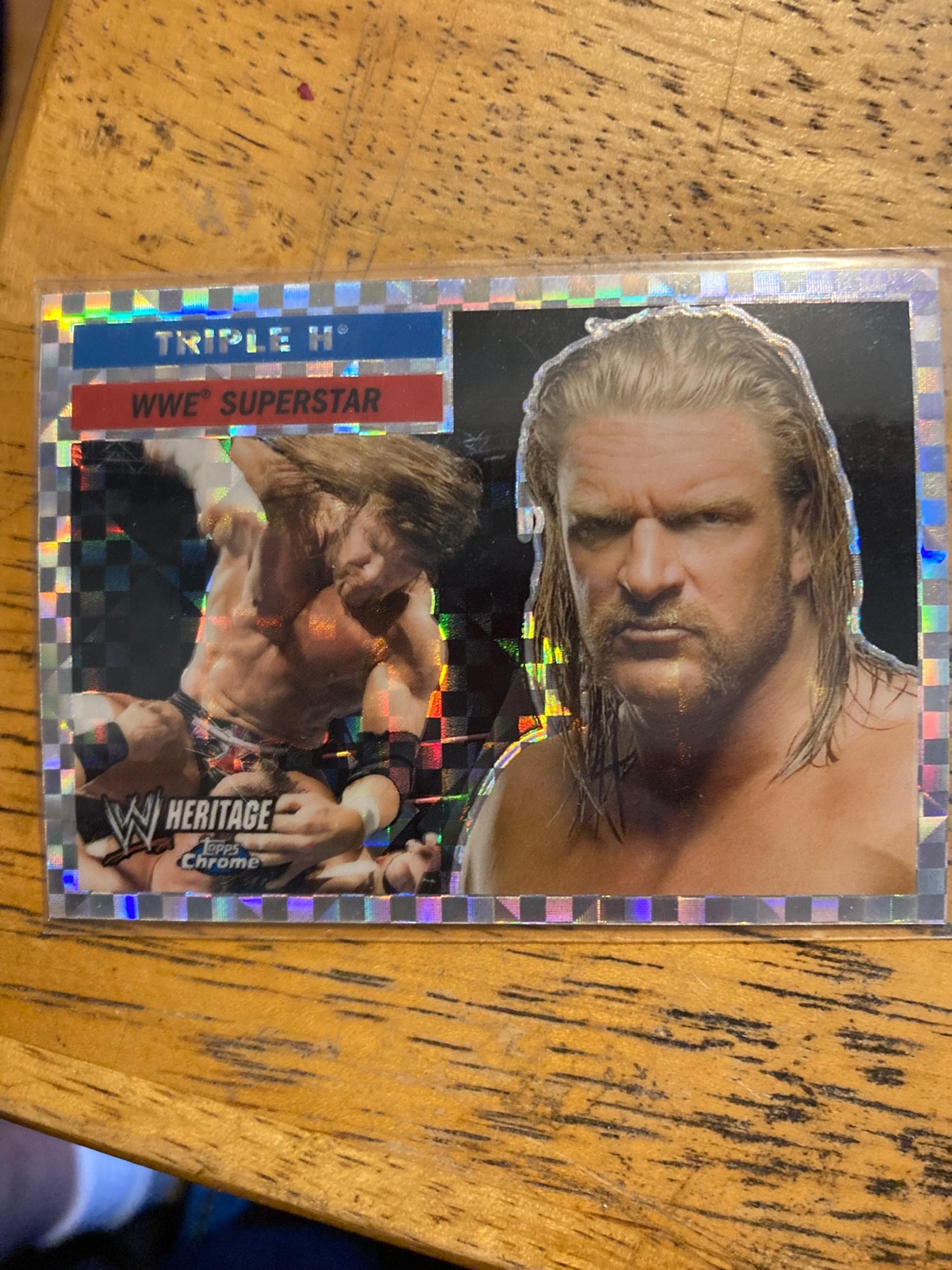 2006 Topps Chrome Heritage Xfractor Triple H #28 SP
