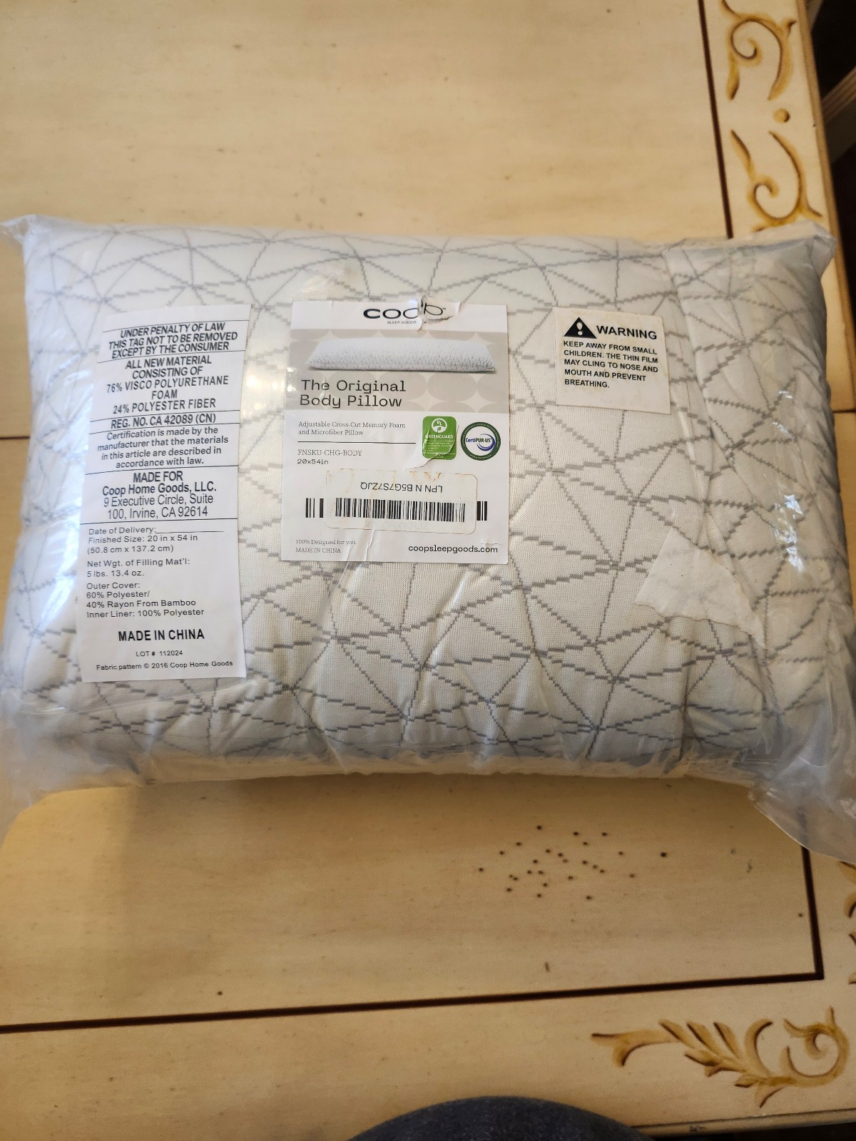 Coop Body Pillow
