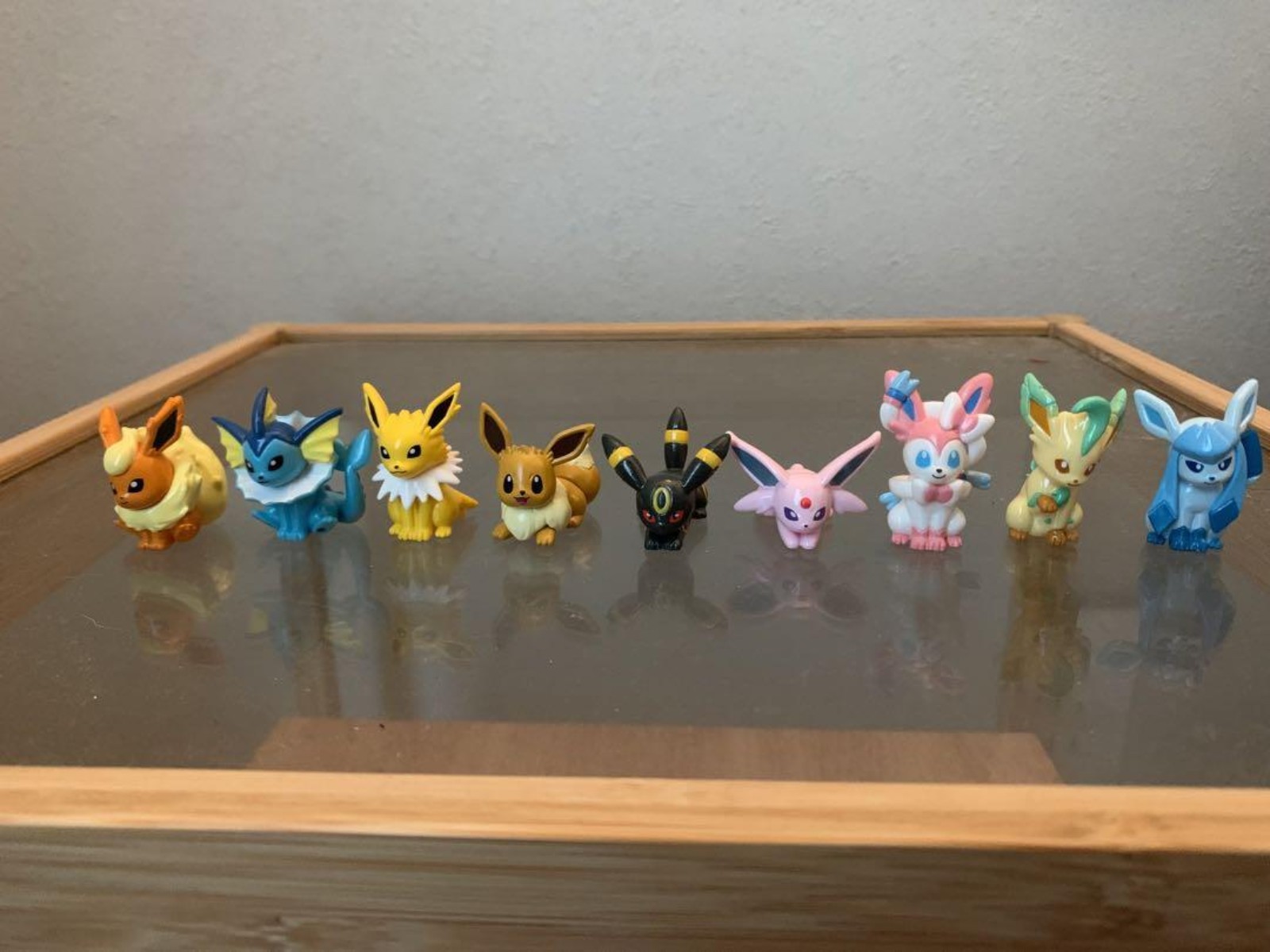 Complete Set of 9 Bath Bomb Eevee Eeveelution Figures Pokemon