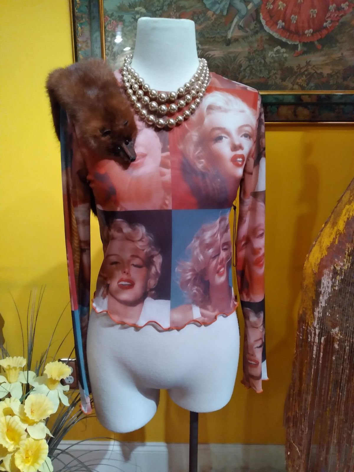 Marilyn Monroe Sheer Top