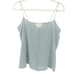 Sezane Womens Coquette 100% Silk Scalloped Celadon Athena Camisole Cami Top 6