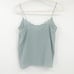 Sezane Womens Coquette 100% Silk Scalloped Celadon Athena Camisole Cami Top 6