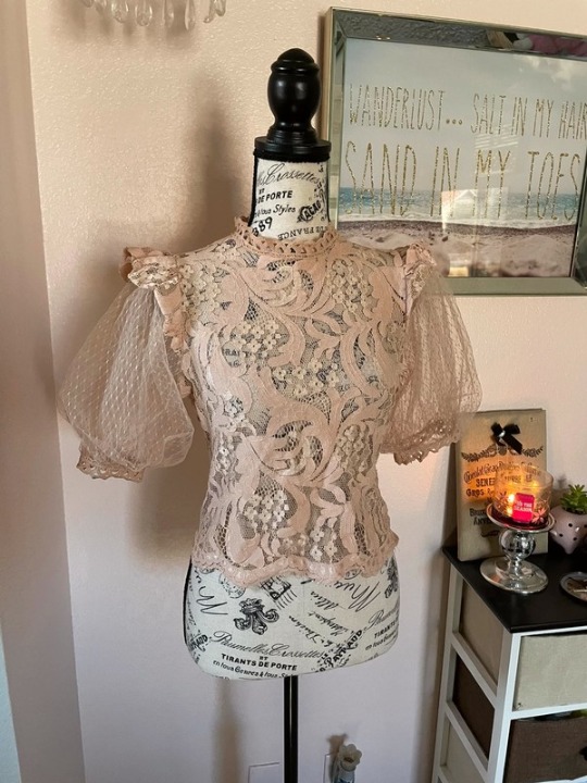 papaya lace knit tops