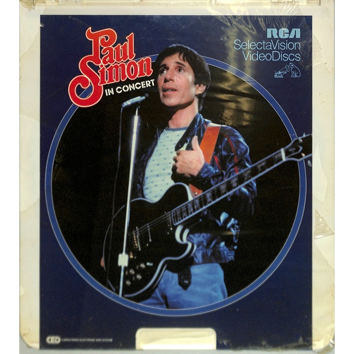 Paul Simon in Concert (1981) Vintage SEALED CED Videodisc