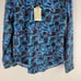 NEW Robert Graham Gaston Classic Fit Shirt Skull Blue Long Sleeve Size S