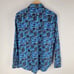 NEW Robert Graham Gaston Classic Fit Shirt Skull Blue Long Sleeve Size S