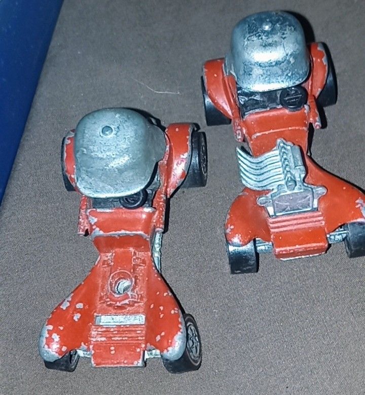2 1969 Red Baron Hotwheel Cars