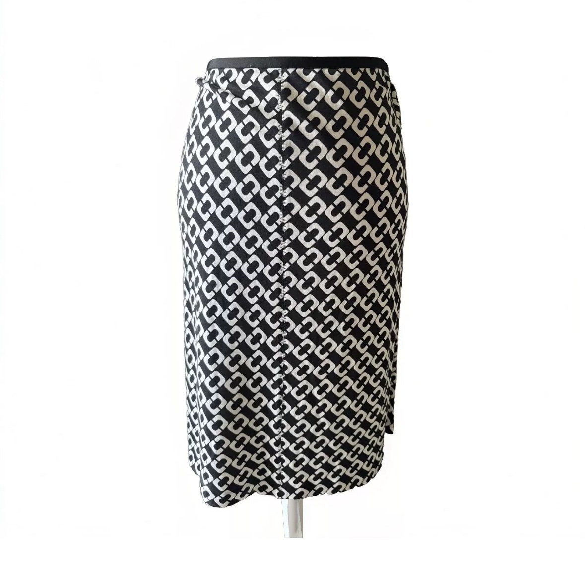 Diane Von Furstenberg Womens Printed Silk Skirt Size 10
