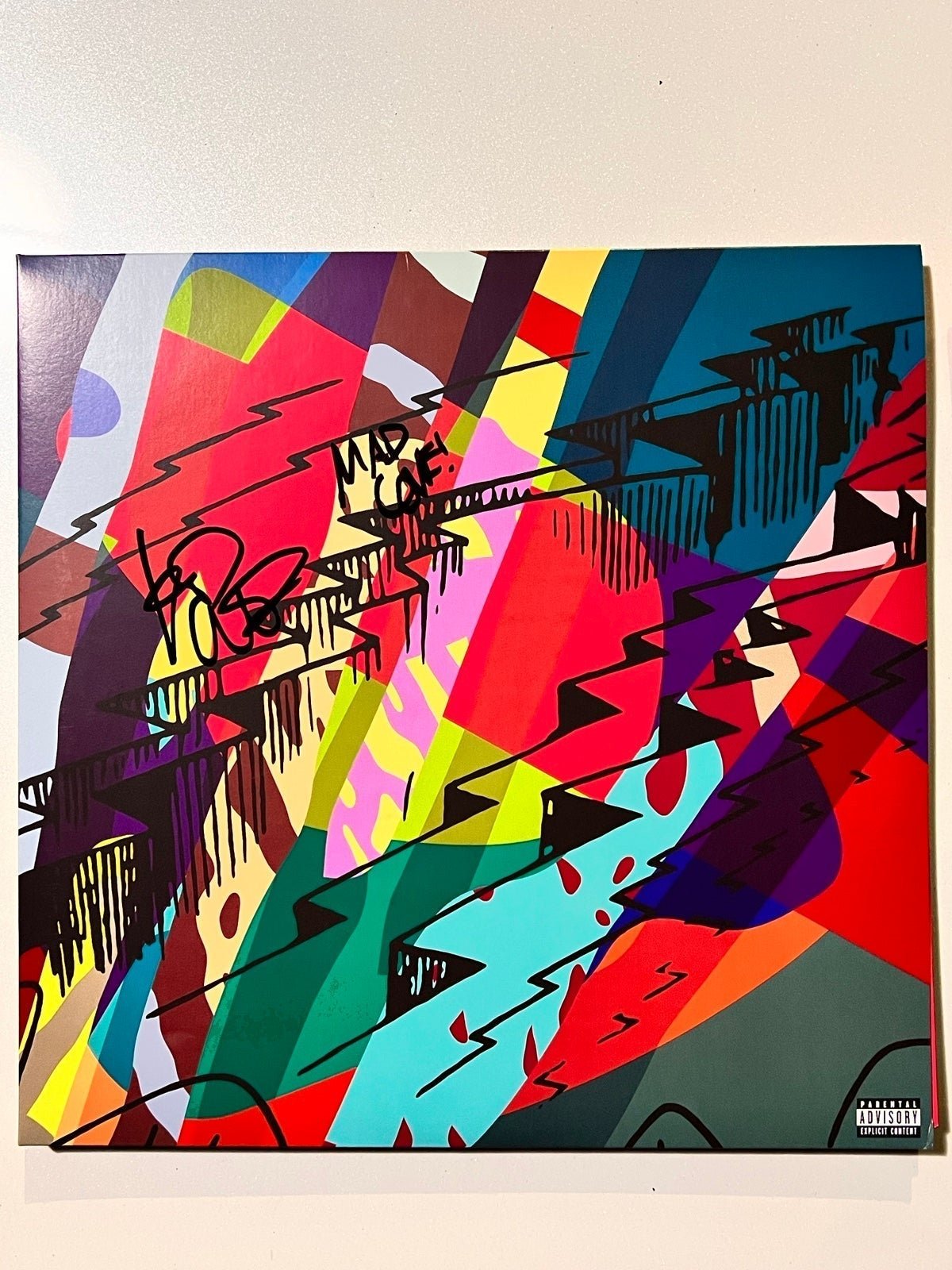 KID CUDI SIGNED INSANO VINYL AUTOGRAPH WITH PROOF