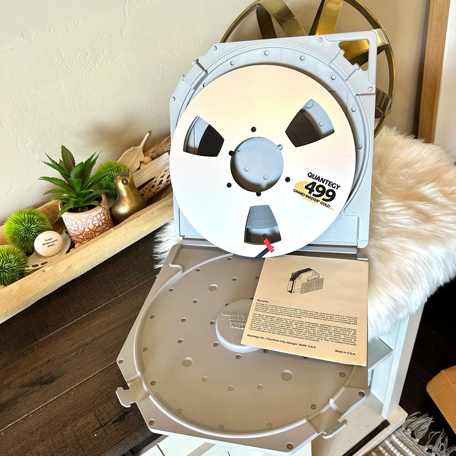 QUANTEGY 499 Grand Master Gold 1/2” x 2500’ (499-27411Y) Reel to Reel Audio Tape