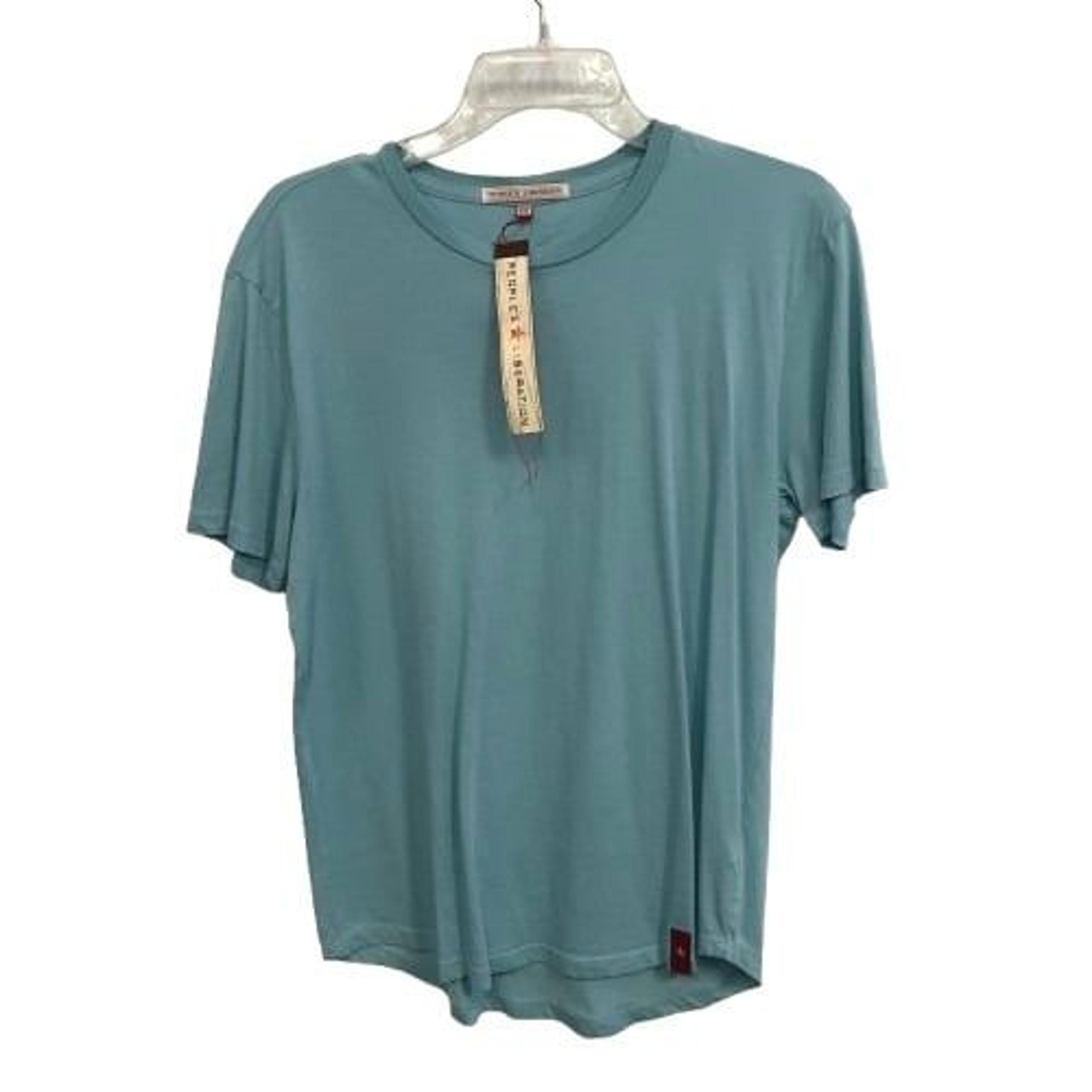 NWT People's Liberation Womens Size Small Blue Regular Fit T-Shirt Tee Top NEW